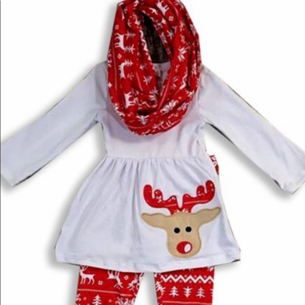 Kids Christmas set with Infinity scarf